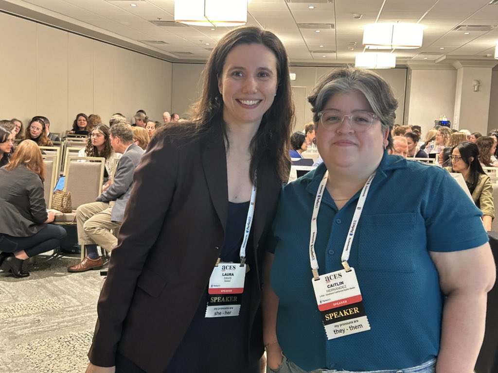 lauraelizdavis's tweet image. So fun talking ethical and inclusive language again today with @caitlinherdez at #ACES2024. Now it’s wheels up to KCMO for #NHSJC
