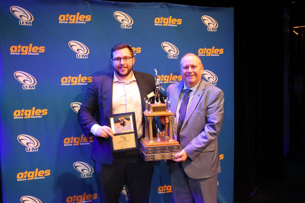 legern_'s tweet photo. Félicitations à Erica Plourde et Samuel Bourque,
@aiglesbleus les athlètes de l'année au campus de Moncton à l'Université de Moncton 2023-2024 https://t.co/Gxw1eMABuM