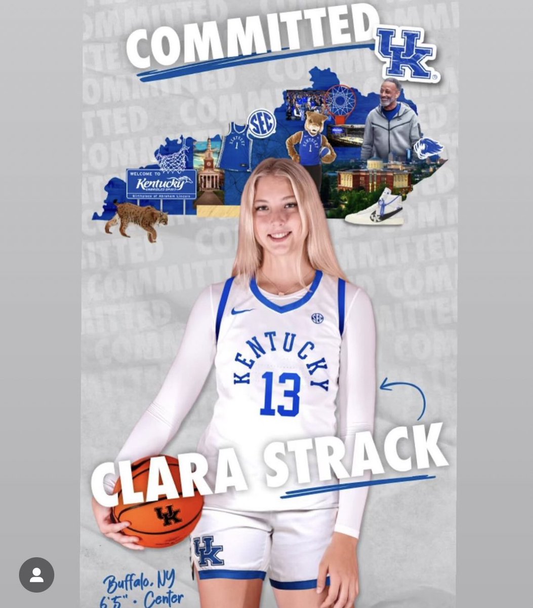 NEW: Clara Strack is off to Kentucky 

Via @goodmansport