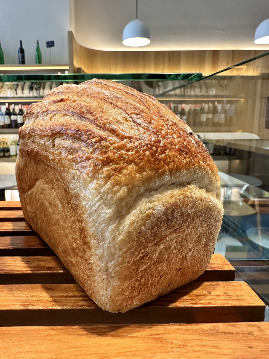 Ode to my mildly sour sourdough with the golden glow House White loaf, bready to go. Holey delight! morning, noon or night.

#HandcraftedBread #ArtisanBread #BakeryLife #RealBread #LocalBakery #SmallBatchBaking #BreadLovers #CraftBakery #SlowFoodMovement #NaturalYeast #FriYAY