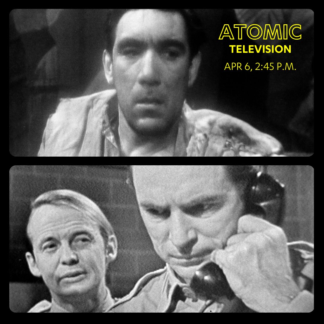 Filmmaker @joe_dante will introduce our Atomic Television screening this Saturday as part of the UCLA Festival of Preservation! Golden-age TV rarities featuring Anthony Quinn and Roald Dahl. Newly preserved and presented with original commercials. Free! ucla.in/3U26noG