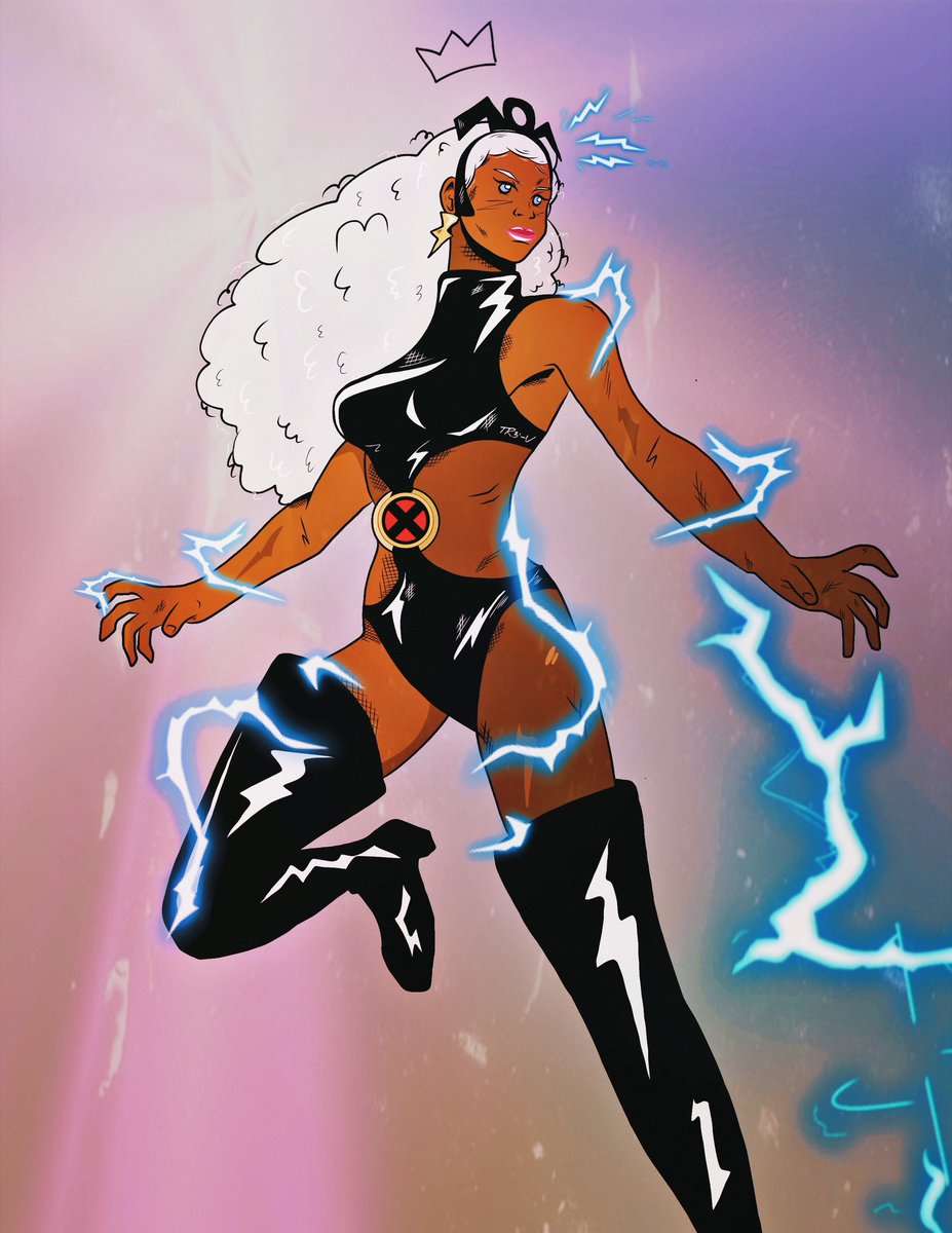 In honor of X-Men 97 I had to draw one of the best female superheroes of all time !! ⚡️⚡️🌪️🌪️💕🌧️ #storm 
.
#disney #marvel #Trending #marvelcomics #xmen #art #artist #comicbook #drawing #femaleheroes #xmen97
