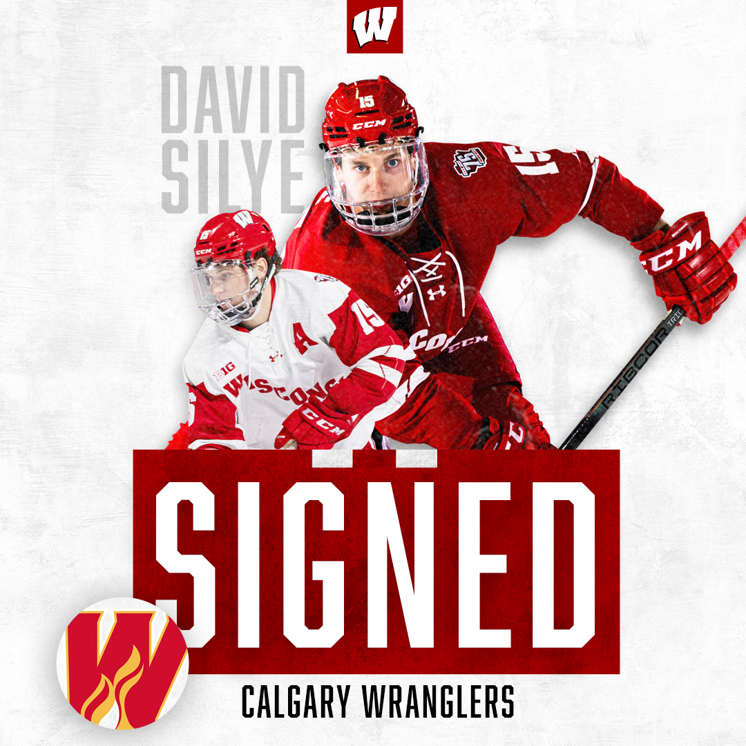 Congrats and thank you @dsilye21!!! 

Best of luck in Calgary

📰 go.wisc.edu/vdffi7

#75thSeason || #NextChapter