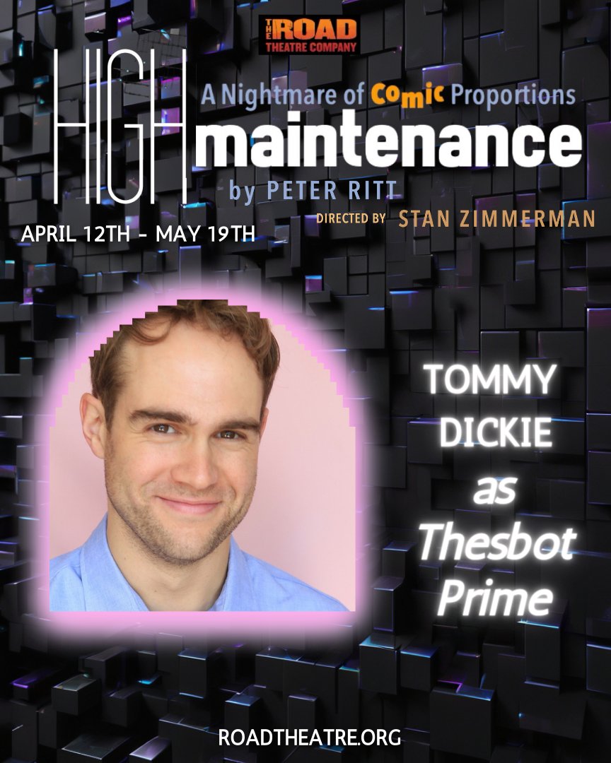 💡Spotlight Moment💡
Brightness up📱, here is Tommy Dickie as Thesbot Prime
Tommy Dickie is a true Northeasterner: grew up in MA, college in NH, post-college bohemian years in NYC, MFA in Acting at Brown/Trinity Rep in RI. You can learn more at tommydickie.com !