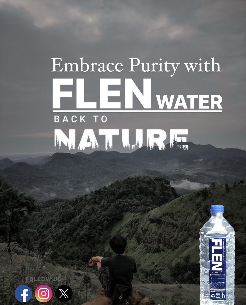 Pure Refreshment,  Flen Packaged Water - Savor the Natural Essence
.
.
.
#flenwater #hindustanunited #hydrateyourjourney #premiumquality #flen #beverages #FMCG #trending #repost #viralpost #hydration #packagewater #FlenWater #PureRefreshment #NatureInABottle