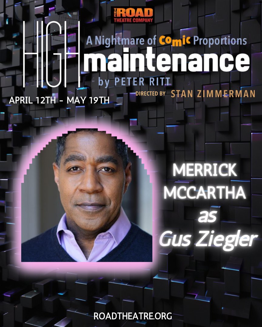 💡Spotlight Moment💡
Brightness up📱, here is Merrick McCartha as Gus

Merrick’s love for the stage began touring with the Cass Tech High School troupe. After a detour into the corporate world, Merrick returned to acting. Merrick is thrilled to be a part of H.M.