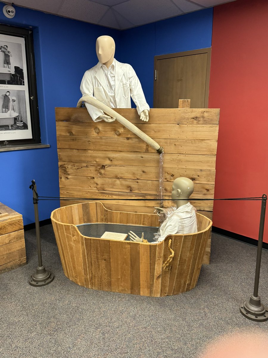 CoachStrack's tweet image. Brain Development got to visit the Psychiatric Museum today and learn about the history of  therapy options for mental illness.