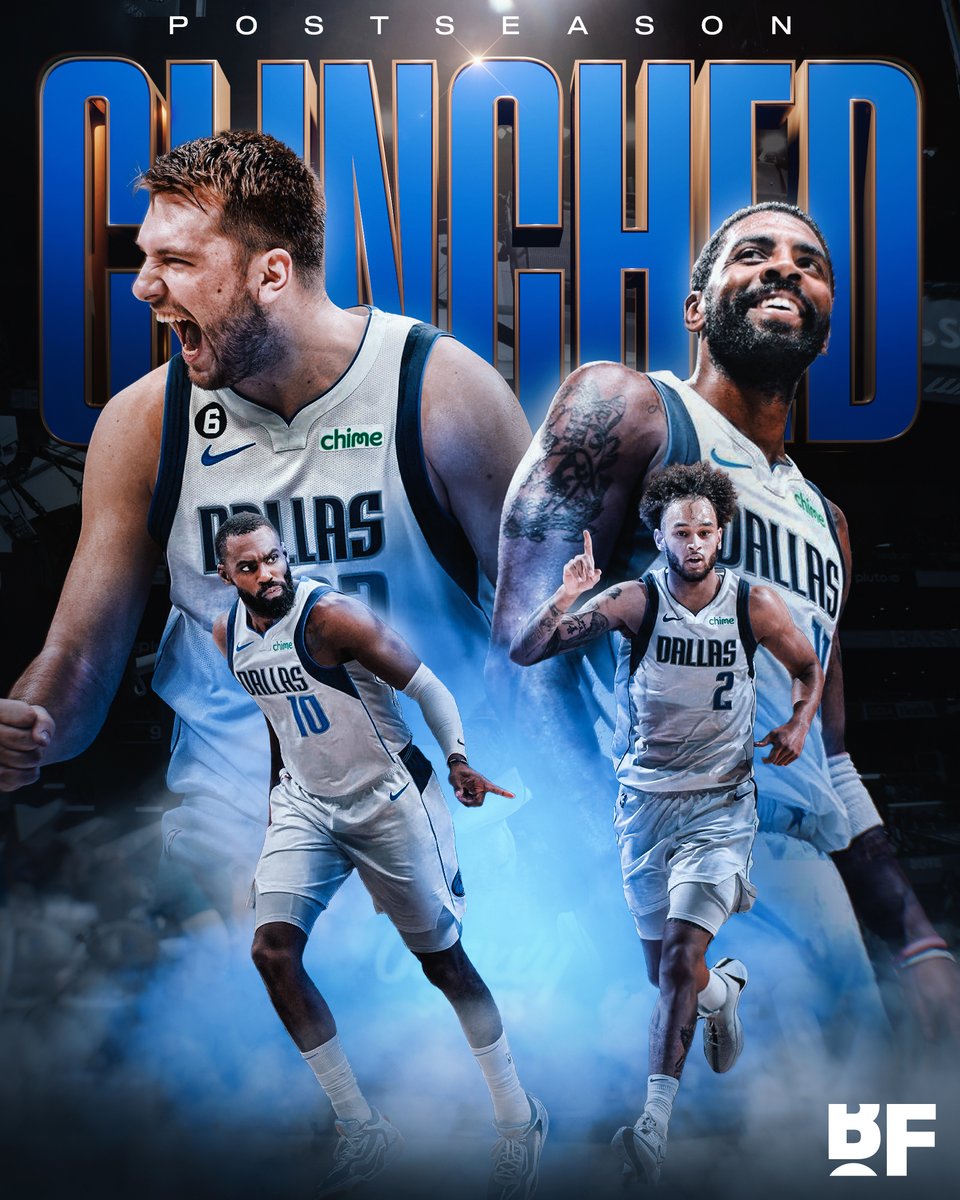 BREAKING: The Dallas Mavericks have officially CLINCHED a spot in the postseason!