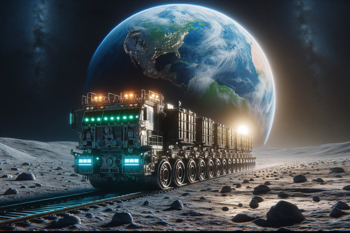 Spiro_Ghost's tweet photo. Northrop Grumman Wins DARPA Contract For A Railway on The Moon... https://t.co/2EZS2eX6KE https://t.co/HmVtthNOZz