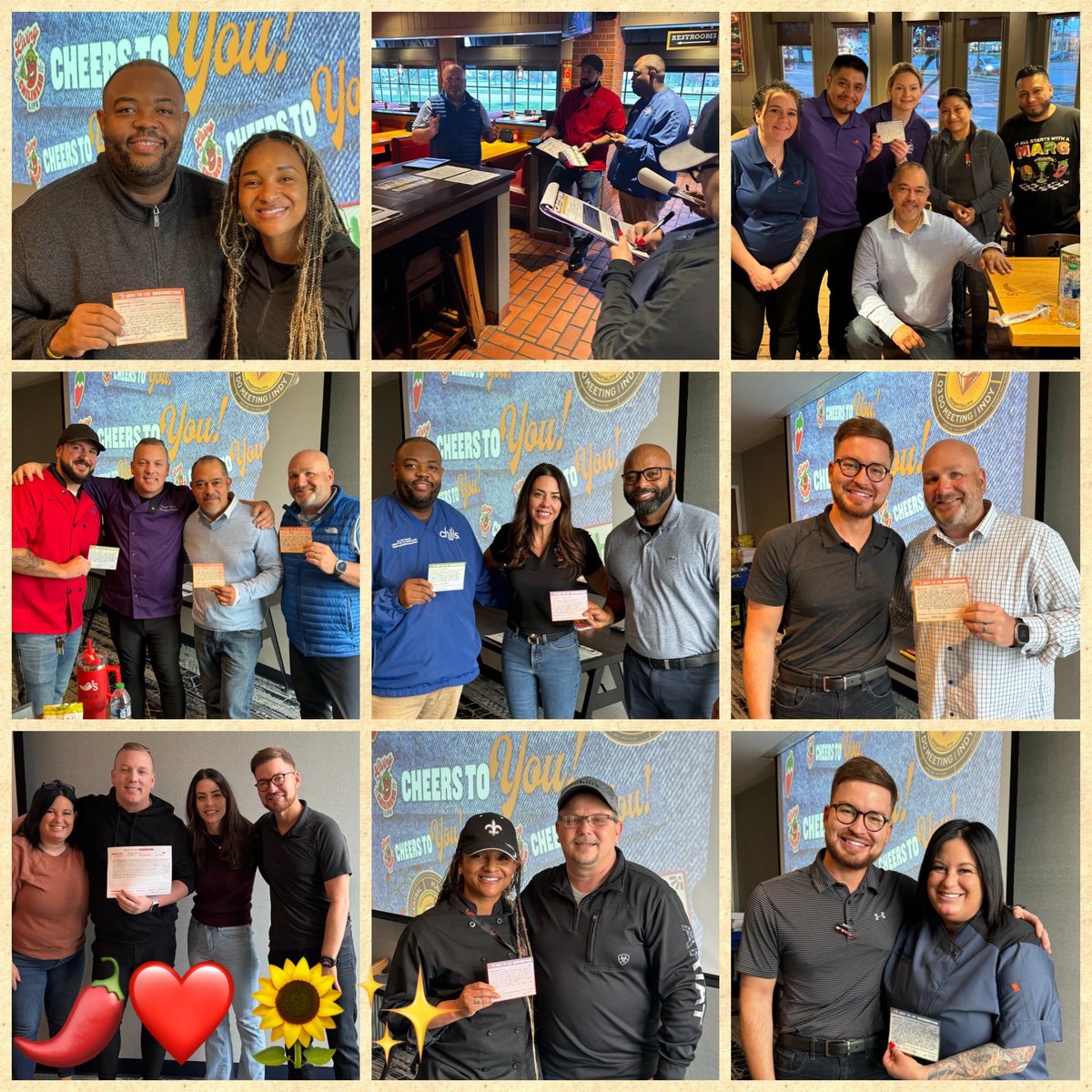 ethandshaffer's tweet photo. Indy DO Meeting ✅ 
Brand Standards ✅ 
Unreasonable Hospitality ✅ 
Wakefield Onboarding ✅ 
MakingGainsinCentralPlains ✅
🌶️❤️‍🔥 @CaraLiebman @Chilis @train3rgirl @whitr_laura @JWalsh780 https://t.co/1XfESYlqG9