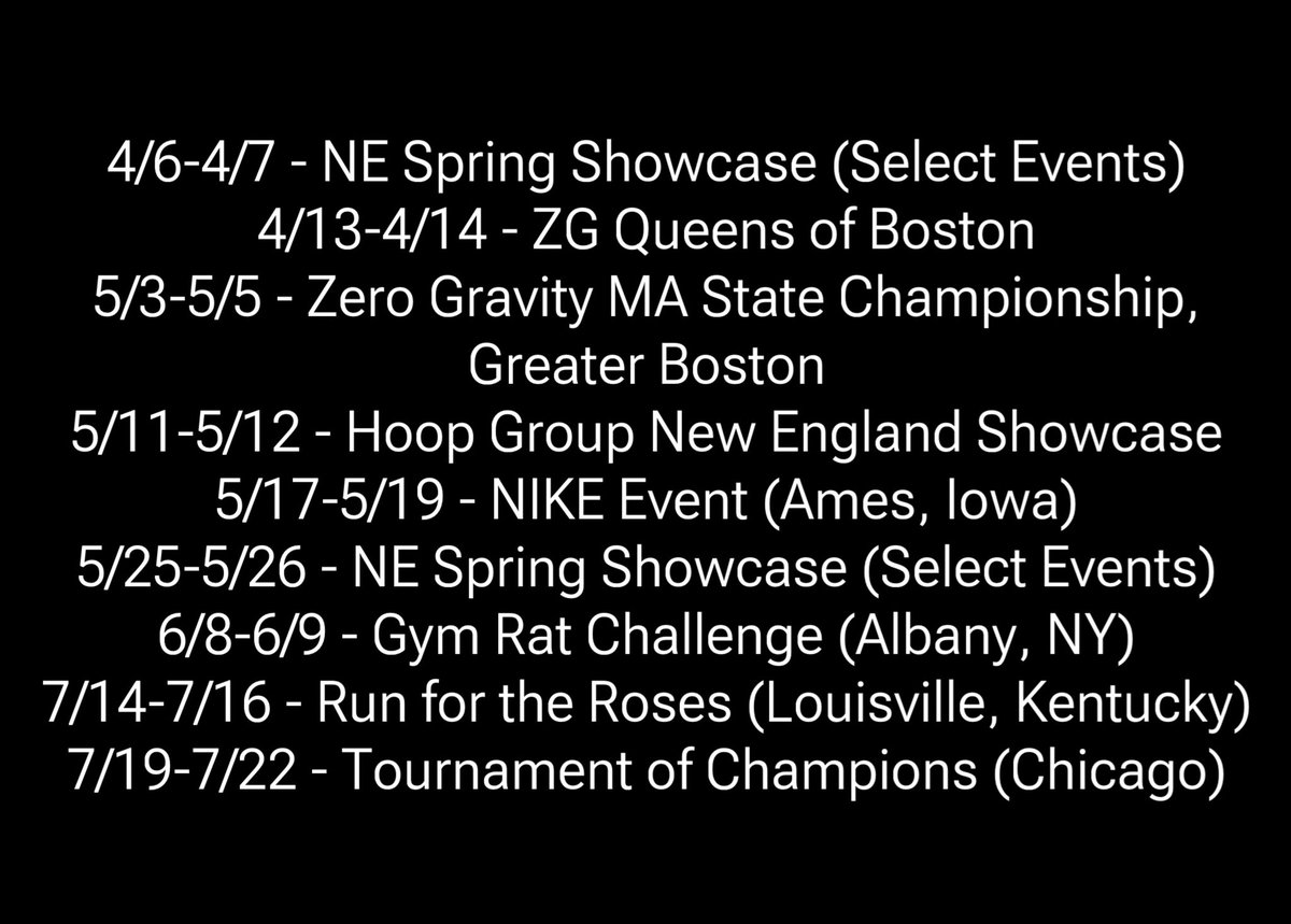Charlotte Ash (@_charlotte_ash) on Twitter photo Here's my schedule for the spring AAU season with Mass Huskies! (2026 Elzey Blue) <a href="/MAHuskies/">MA_Huskies</a> <a href="/ElzeyJames1/">Elzey James</a> <a href="/LexGirlsbball/">LexGirlsbball</a> <a href="/BashHoopsNE/">Bash Hudson</a> Here's my schedule for the spring AAU season with Mass Huskies! (2026 Elzey Blue) <a href="/MAHuskies/">MA_Huskies</a> <a href="/ElzeyJames1/">Elzey James</a> <a href="/LexGirlsbball/">LexGirlsbball</a> <a href="/BashHoopsNE/">Bash Hudson</a>