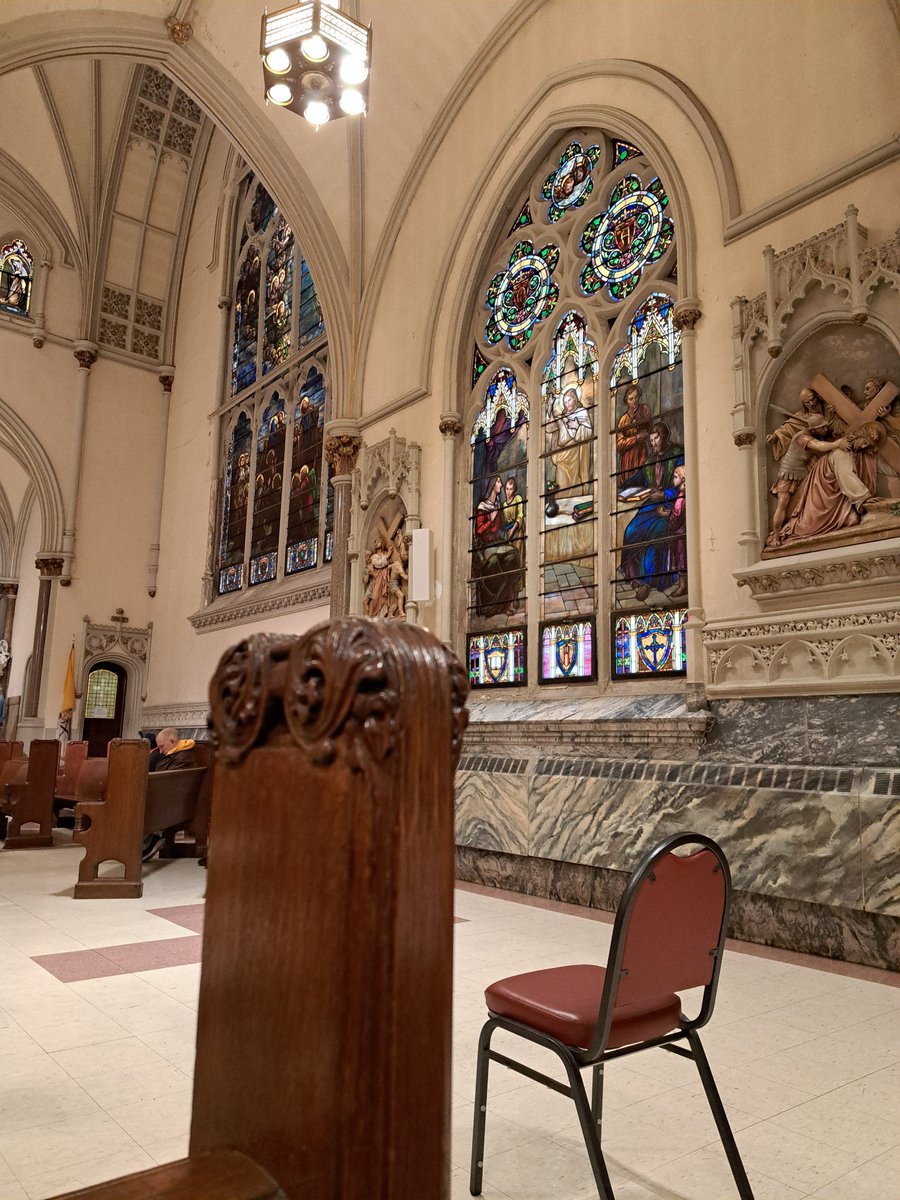 Love love tweets from <a href="/rustbeltenjoyer/">Asbestos Insulation Apologist</a> and <a href="/ChickenJoeSTL/">Chicken Joe 🐔</a>  with urbanism from my home town St Louis - my turn now - St Augustine R.C. church, Park Slope, Brooklyn.  French Gothic Brownstone, b. 1888.