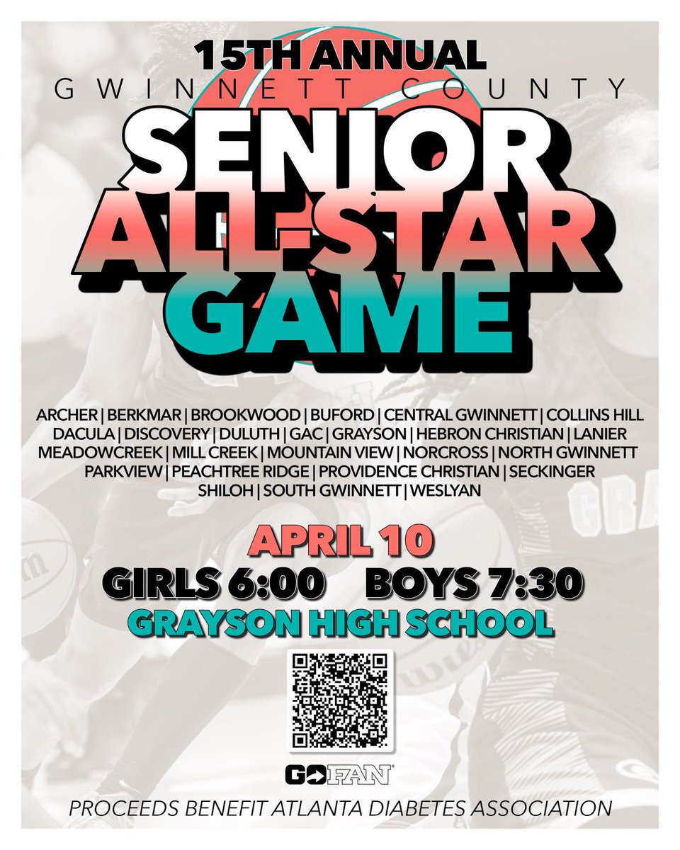 Pull Up! Gwinnett County All Star Game!!!! Send the Seniors out in style!