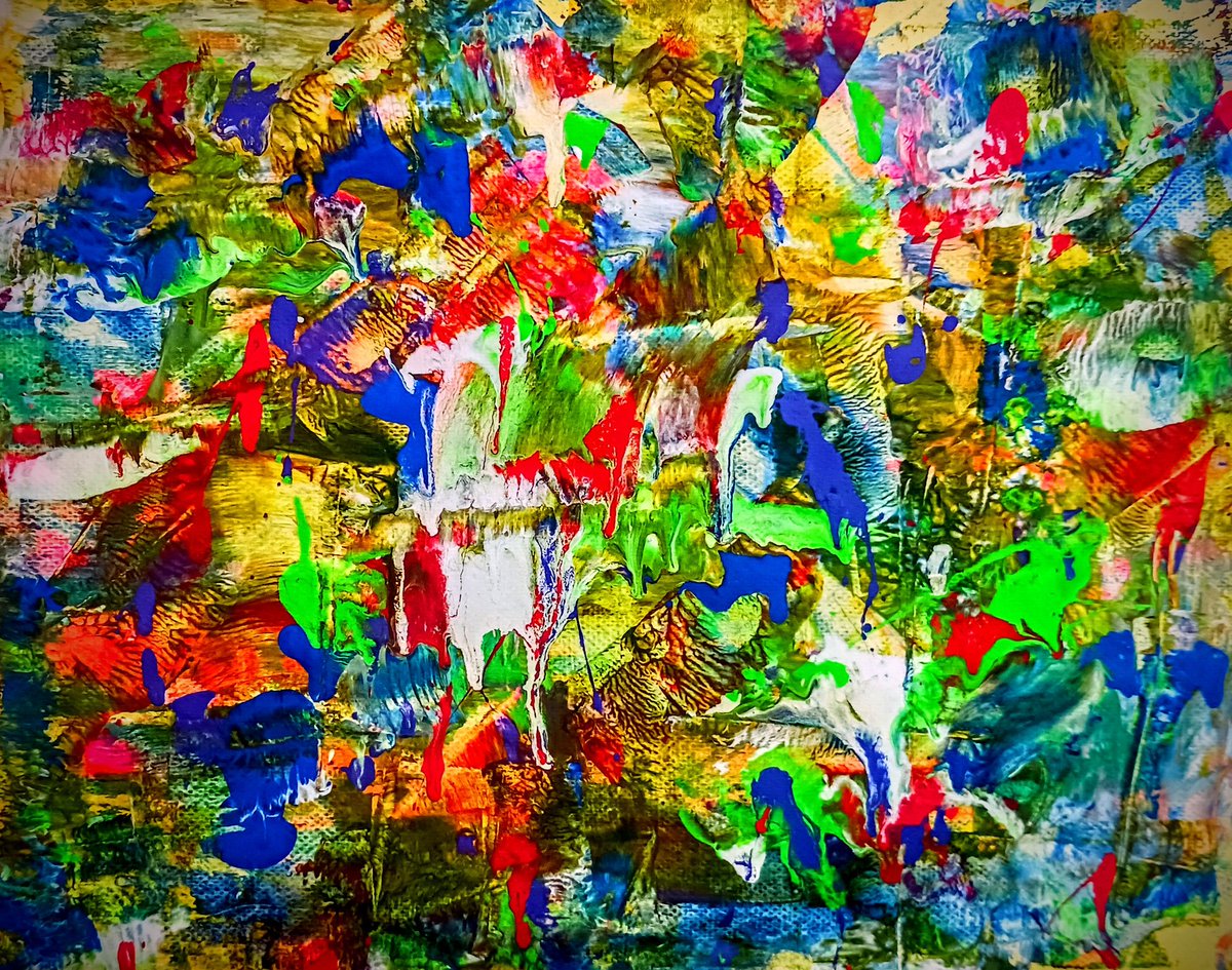 mhall55nine's tweet photo. "Spring brings such vibrant colors, that touch my heart like a lover!" #ArtistShowdown #abstractpainting #abstractartist #ArtistOnTwitter #ArtistOnX #AprilThrills https://t.co/XTtk2fFf0L