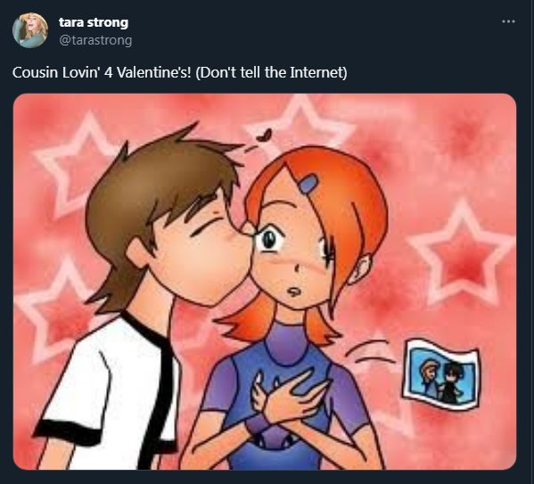 圖 美國配音員Tara Strong貼的Ben10圖