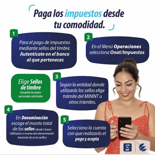 #Transfermóvil 📲 ha llegado para facilitarnos la vida ❤️ y optimizar nuestro tiempo ⏰
👉 El pago de impuestos de diferentes trámites y servicios ahora es más simple 👍💙
#CubaPorLaTransformaciónDigital #JuntosPorMayabeque