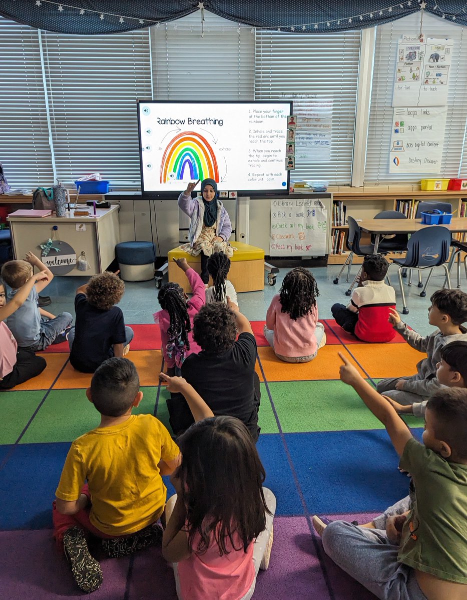 Megan Baublitz (@msbaublitz_) on Twitter photo This 3rd grade <a href="/NorwoodES/">Norwood Elementary</a> Superstar helped to lead kindergarten classes this week with their arrival and rainbow breathing. She's a Superstar teacher in training. #norwoodconnections This 3rd grade <a href="/NorwoodES/">Norwood Elementary</a> Superstar helped to lead kindergarten classes this week with their arrival and rainbow breathing. She's a Superstar teacher in training. #norwoodconnections