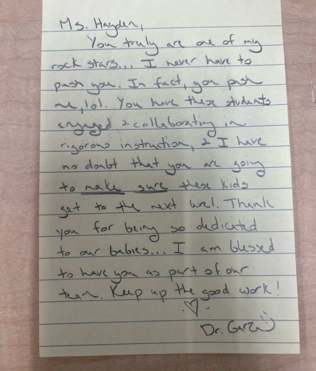 MrsHaydenRLA's tweet photo. Every educator needs encouragement. Days get tough and times get hard, but with encouragement like thisβ¦ I KEEP PUSHING πͺπ½. #wegotthis #8daysuntilSTAAR #sheldonstrong https://t.co/TTG5UiR2hN