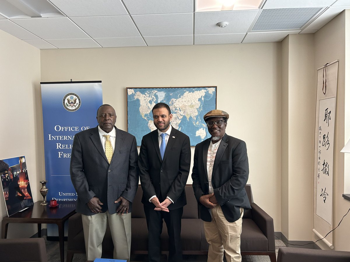 gparamallam's tweet image. Today, at the US State Department in Washington DC, I held meaningful conversations with Rashad Hussain, the US Ambassador- at- Large for International Religious Freedom; which highlighted the need for Transforming the Conflict in Nigeria beyond its management. @IRF_Ambassador