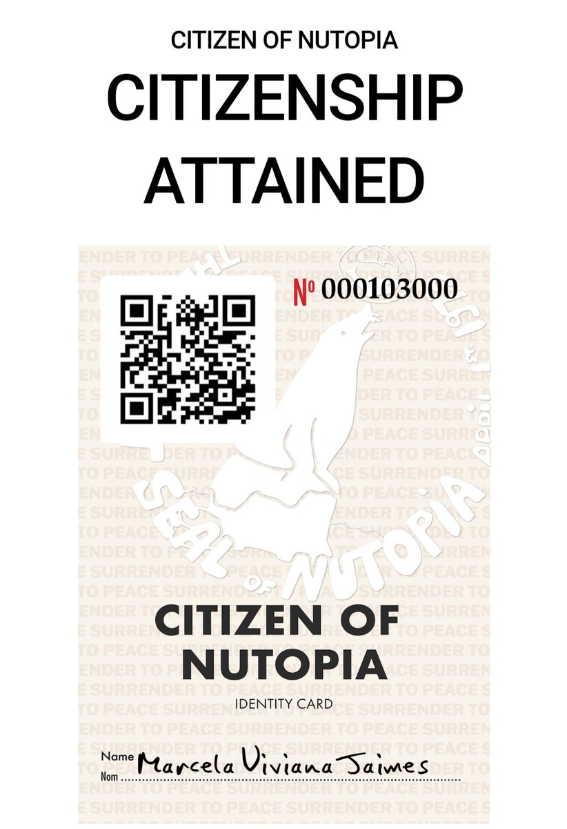 We are all together @johnlennon 
@seanonolennon @yokoono
@CitizenNutopia
 #citizenofnutopia