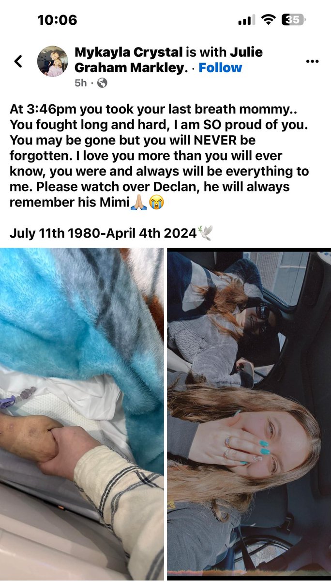 MorgeHeather83's tweet image. It is with a very broken heart that I tell all the #livepd and #onpatrollive people that my SMS passed away today.@ 3:46 pm @OPBlueLine  I love you forever and will miss you. Forever my sms