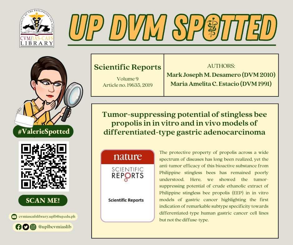 uplbcvmiaslib's tweet photo. #𝑽𝒂𝒍𝒆𝒓𝒊𝒆𝑺𝒑𝒐𝒕𝒕𝒆𝒅

‼️HAPPY FRIDAY‼️
Here are some articles with UP DVM authors published in international journals. We are so proud of you! 😊 https://t.co/nvbNpu5r7f