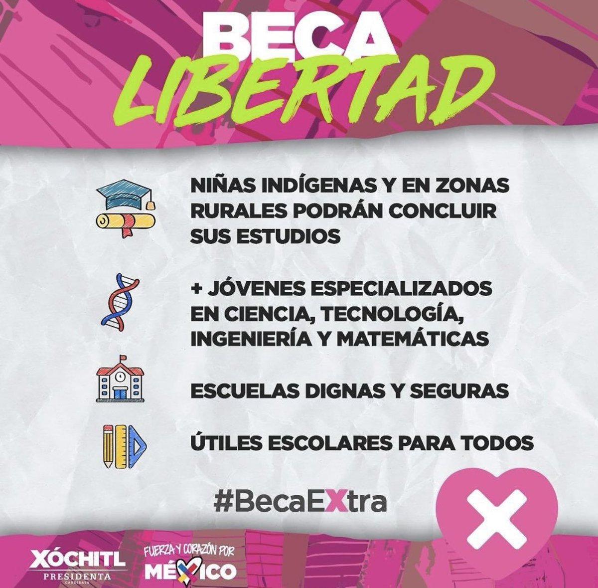 armando_regil's tweet photo. Vean y compartan el programa de becas más #Xingón que propone @XochitlGalvez👇
Hay que compartir esta información con el mayor número de jóvenes para que sepan a quién realmente le importa su futuro.
#XochiltGalvezPresidenta2024
#YoConXóchitl
#MxSinMiedo
#BecaEXtra https://t.co/JOcJdr8bvL