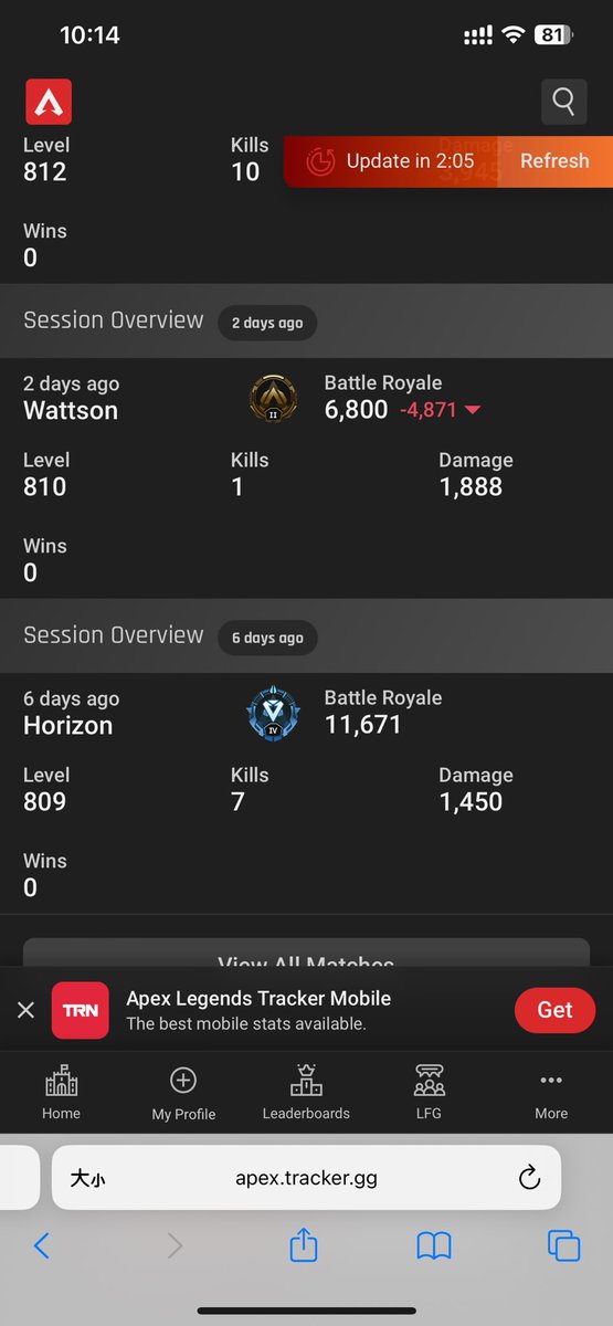 luming011223's tweet photo. @JIU040622 @Respawn @PlayApex sad https://t.co/tnZsmbqFyt