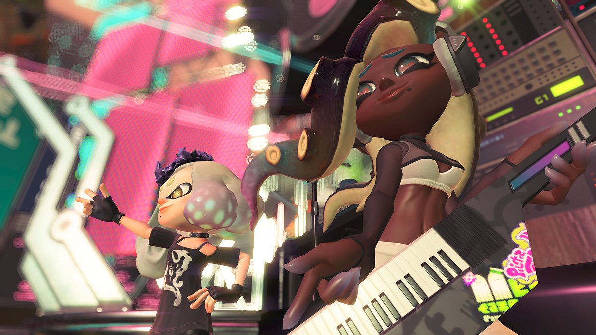 SplatoonJP's tweet photo. 「Spring Fest」の期間中は、テンタクルズも特別な衣装で登場だ。
テンタクルズらしいスタイリッシュな装いで、ハイカラスクエアのボルテージを上げていくぞ。
『スプラトゥーン3 エキスパンション・パス』をお持ちの方は、ハイカラシティやハイカラスクエアにもぜひ足を運んでいただきたい。 https://t.co/QreX2JH9tC