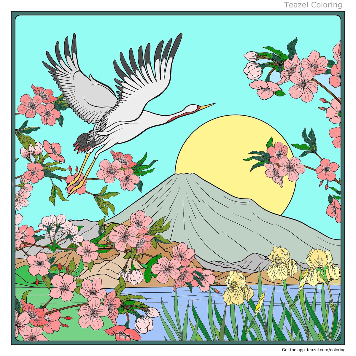 gotmeghan's tweet photo. I don't usually post these here, but I'm proud of them. So, enjoy the spring.๐ #artworkoftheday #coloringapps #springtime https://t.co/9idl1Mwp7w