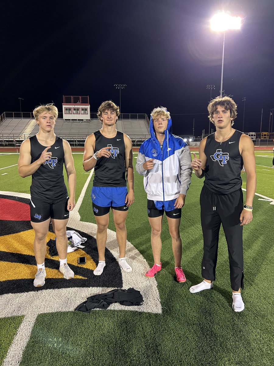Congrats Boys 4x400 Relay- District Champs and Area Qualifiers! It takes what it takes! #TPW #243