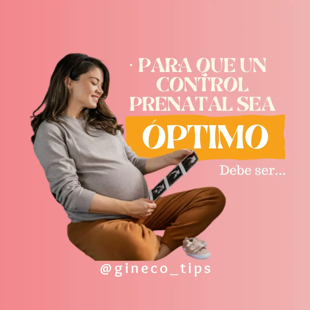 #precoz #periodico #multidisciplinario 

Ítems necesarios para saber que un control Prenatal es óptimo! Elige bien 😉
