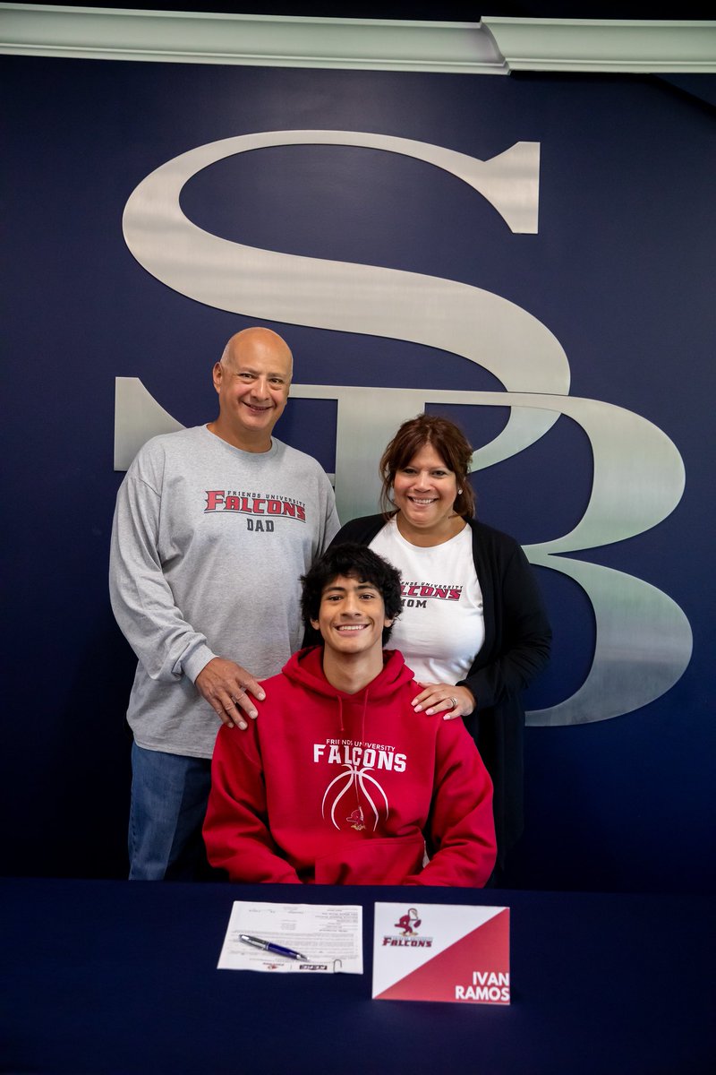 Congrats @iamivanramos on your college signing day ceremony and your commitment to @FriendsMBB Proud of You 🦅📈