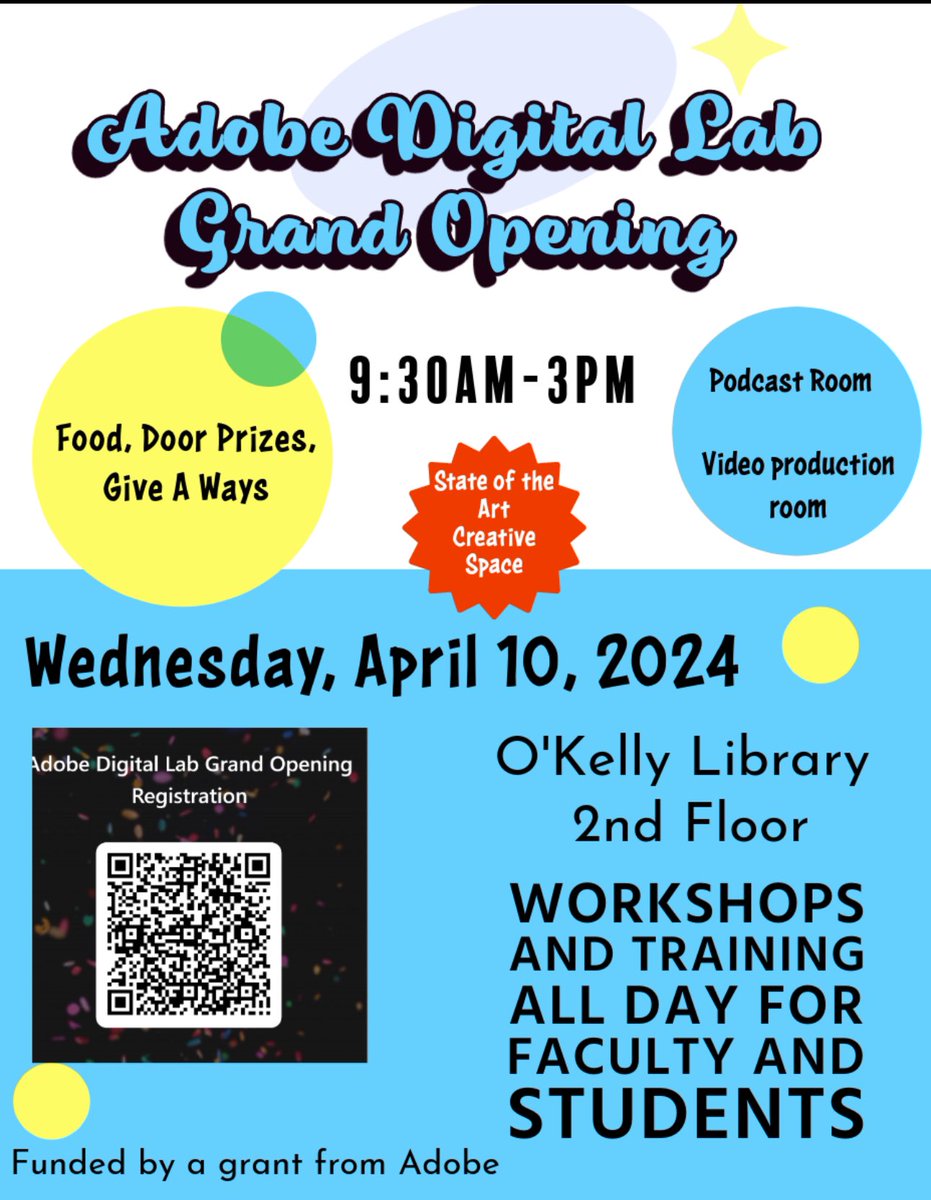 Exciting times at Good Ole State U! Kudos to @DrSunshine68 and her @CITI_WSSU team working with @AdobeForEdu to make this a reality! This will be a great resource for students, faculty, and staff! #WSSU #DigitalLab #HBCU #Adobe #CreativeCampus GO RAMS!