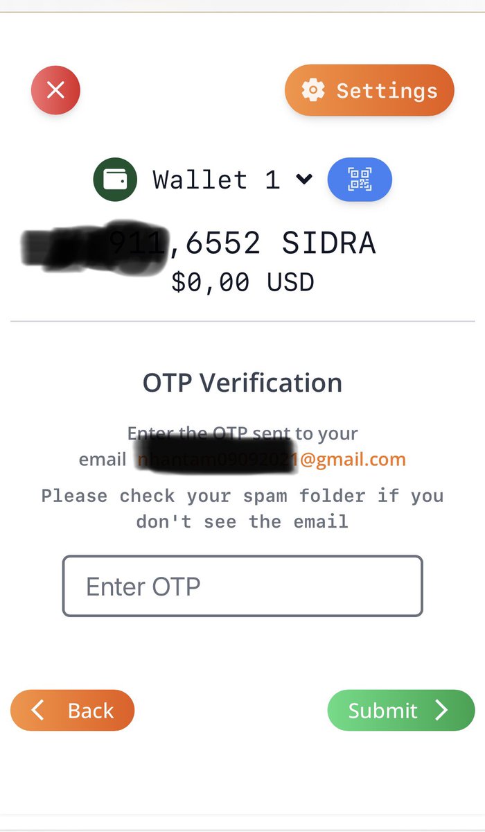 #Sidrabank Sidra Miners 

More feature to secure your Assets is Sidra Coin before sending need confirm by OTP send to your Email.
#SidraFamily #SidraAmbassador #SidraBankNews #sidracoin #sidrachain