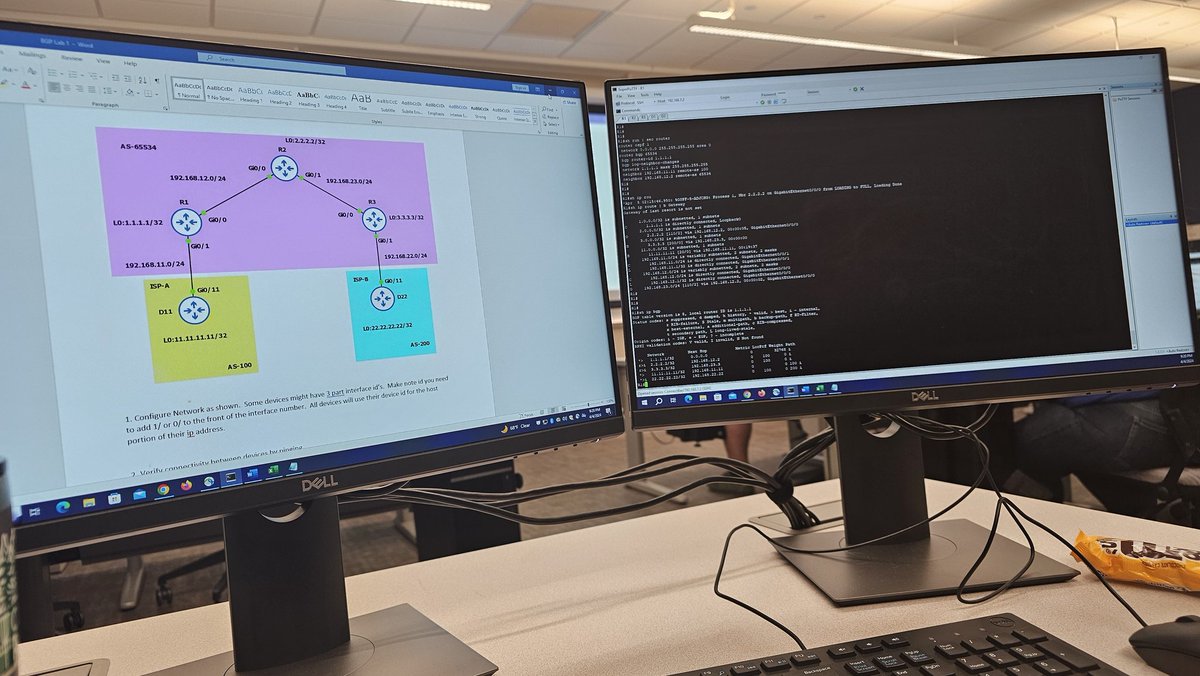 Setting up BGP Route Reflectors in our ENARSI class tonight. 

Routes received from a non-client are advertised to clients.

Routes received by clients are advertised to clients and non-clients. 

Routes received by an eBGP peer are advertised to clients and non-clients.

#CCNP