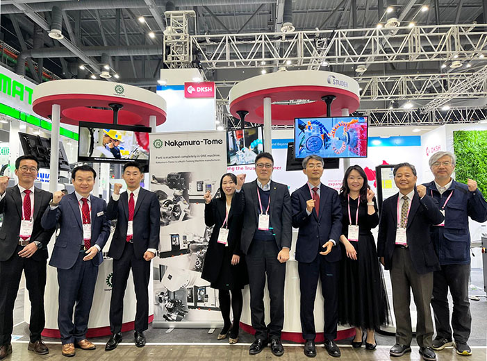 Nakamuratomen's tweet image. 한국의 공작기계를 좋아하는 여러분, 안녕하세요🥰
We, Nakamura-Tome Precision Industry, are now showcasing sample workpieces and introducing our multitasking machines with DKSH Korea at #SIMTOS in @kintex_korea🔥
If you are there, you'll still have time to visit us at
🚩04C320