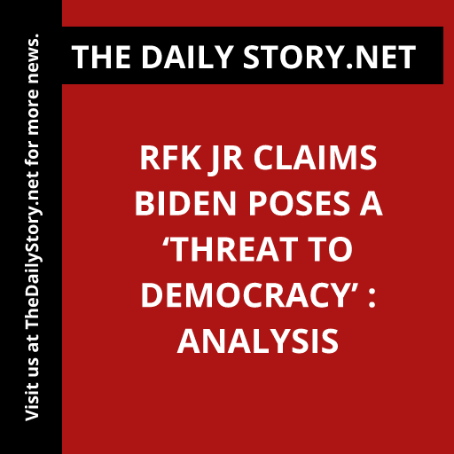 'RFK Jr warns of 'threat to democracy' posed by Biden, shocking analysis! #RFKJr #BidenThreat #DemocracyCrisis'
Read more: thedailystory.net/rfk-jr-claims-…