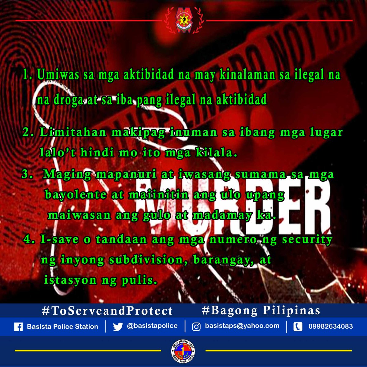 Crime Prevention Tips
ANTI-RAPE LAW OF 1997
#ToServeandProtect
#BagongPilipinas