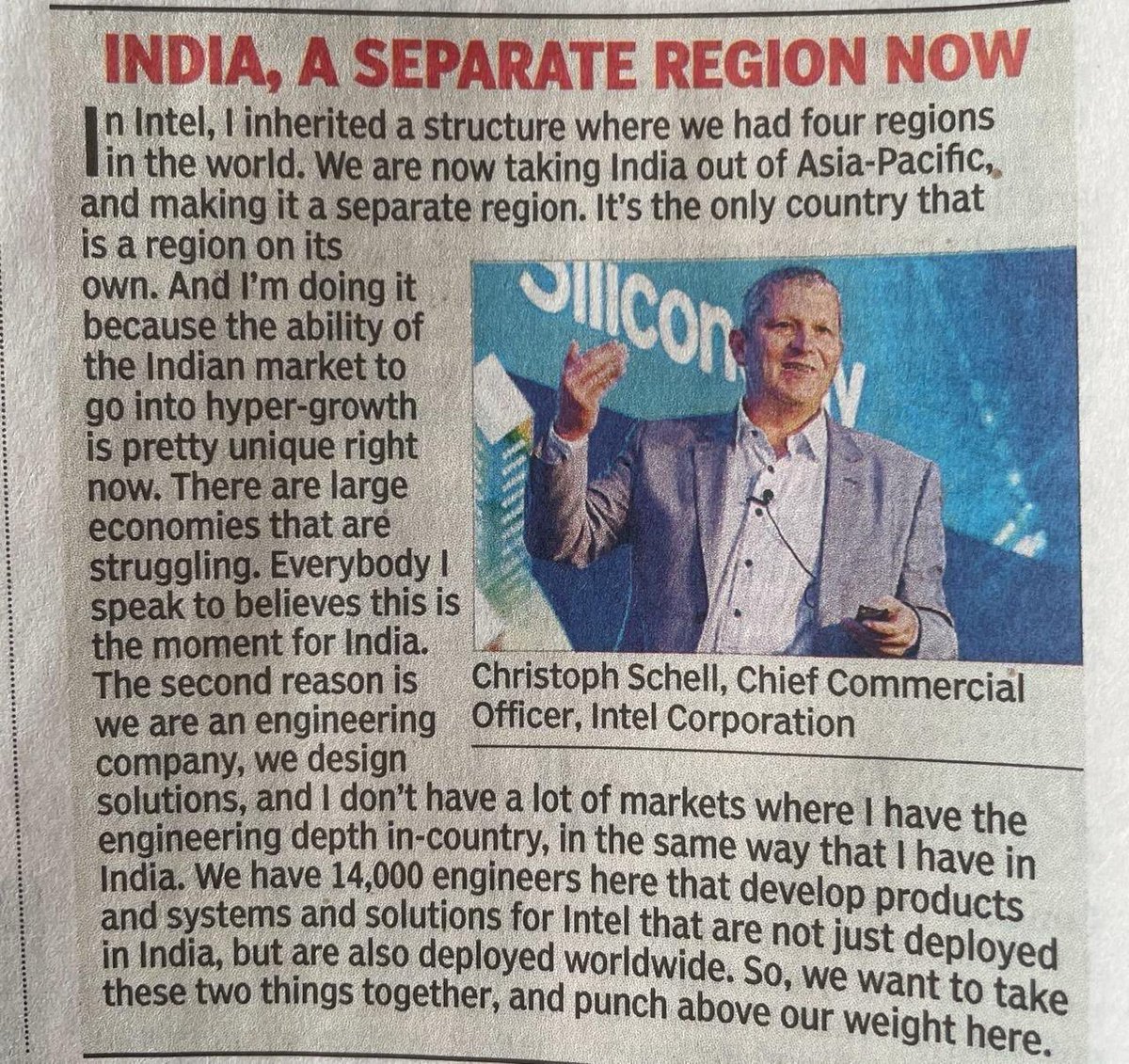 gokulr's tweet image. If a company operating in Asia hasn’t yet carved out India as a separate region, with its own resourcing, leadership, strategy and, personnel, they better get on it.