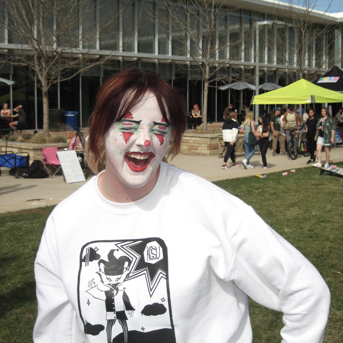 kcsufm's tweet photo. Fools Fest 2024 was a BLAST! Thanks to everyone who came to rock out and dance to some stellar performances. More pictures to come soon… 🤡 https://t.co/Mr8R2lbDs6