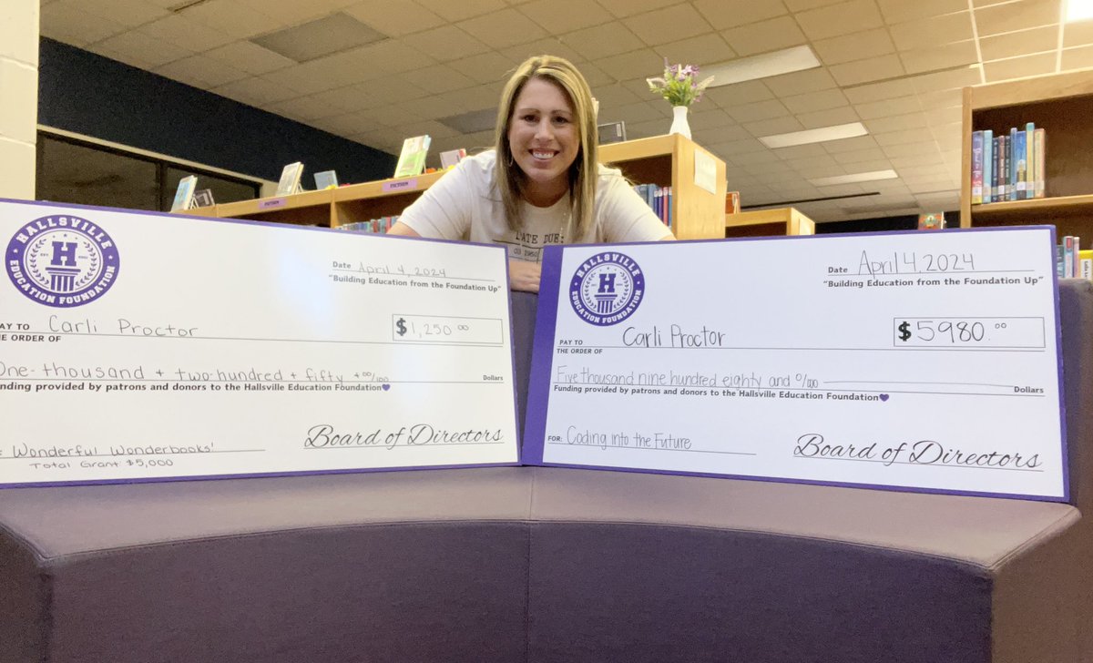 Carli Proctor (@carliproctor6) on Twitter photo I cannot wait to bring Ozobots and Wonderbooks to my libraries thanks to our amazing Education Foundation! <a href="/Hallsville_IS/">Hallsville Intermediate School, Hallsville, Texas</a> <a href="/HallsvilleEdFdn/">HallsvilleEdFdn</a> <a href="/HallsvilleISD/">Hallsville ISD</a> I cannot wait to bring Ozobots and Wonderbooks to my libraries thanks to our amazing Education Foundation! <a href="/Hallsville_IS/">Hallsville Intermediate School, Hallsville, Texas</a> <a href="/HallsvilleEdFdn/">HallsvilleEdFdn</a> <a href="/HallsvilleISD/">Hallsville ISD</a>