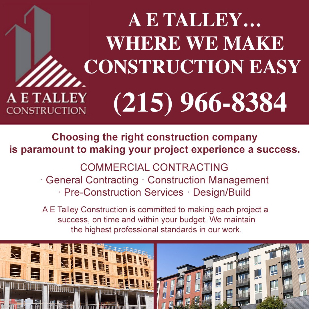 We want to express our gratitude to A E Talley Construction for supporting @FrontJersey Contact @clydehughes at chughes@acjosephmedia.com for sponsorship & ad opportunities FrontRunnerNewJersey.com #FrontRunnerNewJersey