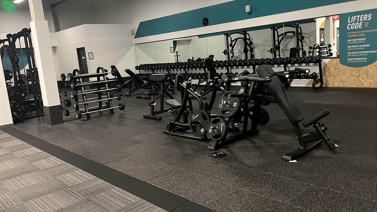 We love an empty gym