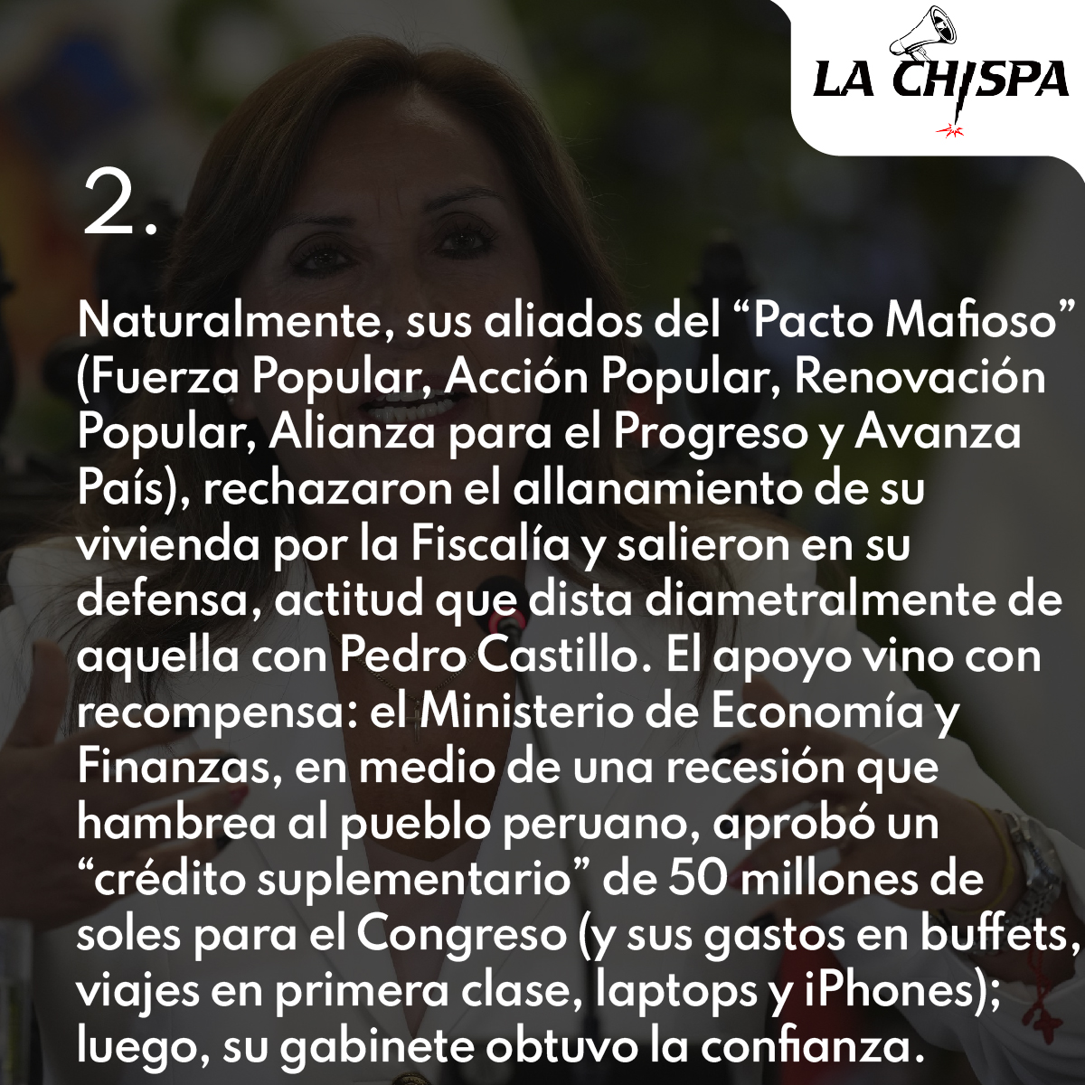 LaChispa_MSP's tweet photo. ANTE LOS ESCÁNDALOS DE ESTE GOBIERNO, NOS PRONUNCIAMOS https://t.co/6lFHmYTSqr