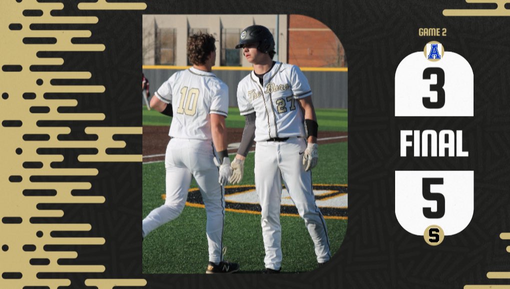 The Cats win the series over Arab, after dropping game 1 tonight. Good team win in game 2 led by @Jackson17699522 on the bump picking up the win and <a href="/SmithDruw/">Druw Smith</a> closing the door at the end. Cats are back in action Tuesday at home against Douglas.