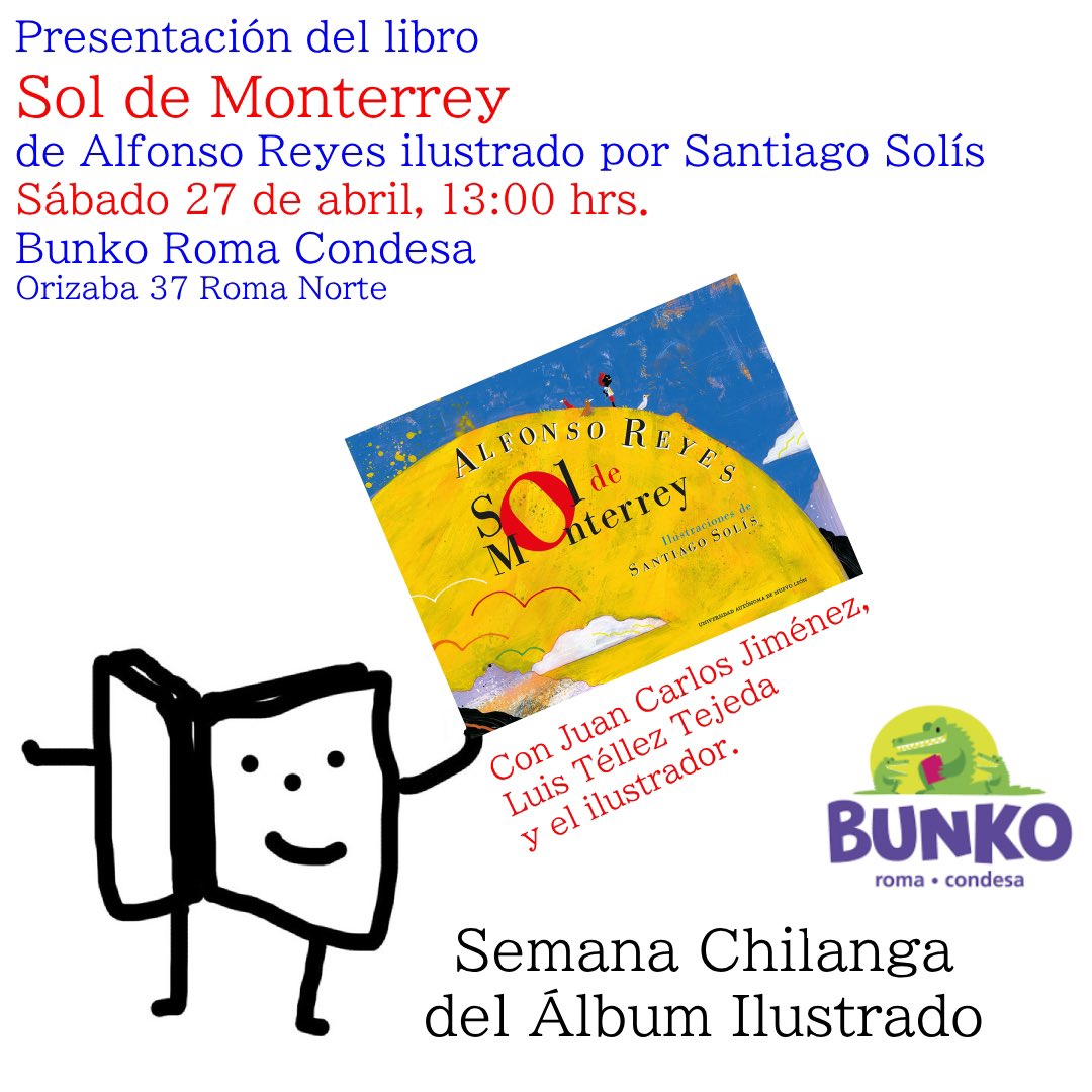 Esto sucederá muy pronto y quiero verles en cada uno de los lugares en donde se llevará a cabo. Hagamos comunidad en torno al libro álbum.