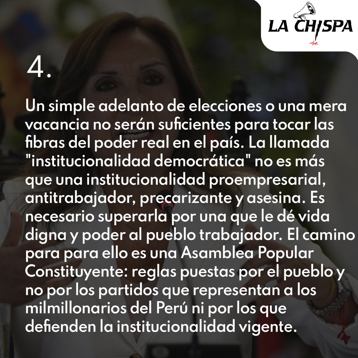 LaChispa_MSP's tweet photo. ANTE LOS ESCÁNDALOS DE ESTE GOBIERNO, NOS PRONUNCIAMOS https://t.co/6lFHmYTSqr