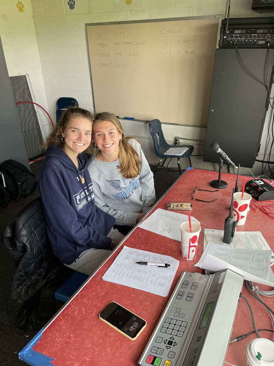 We crushed our home meet! THANK YOU to all the parent volunteers, alumni, student-athletes, Boosters and Chesapeake athletics staff who helped make the meet a success! 

It was chilly &amp; rainy, but we got the meet in!

#cougarpride