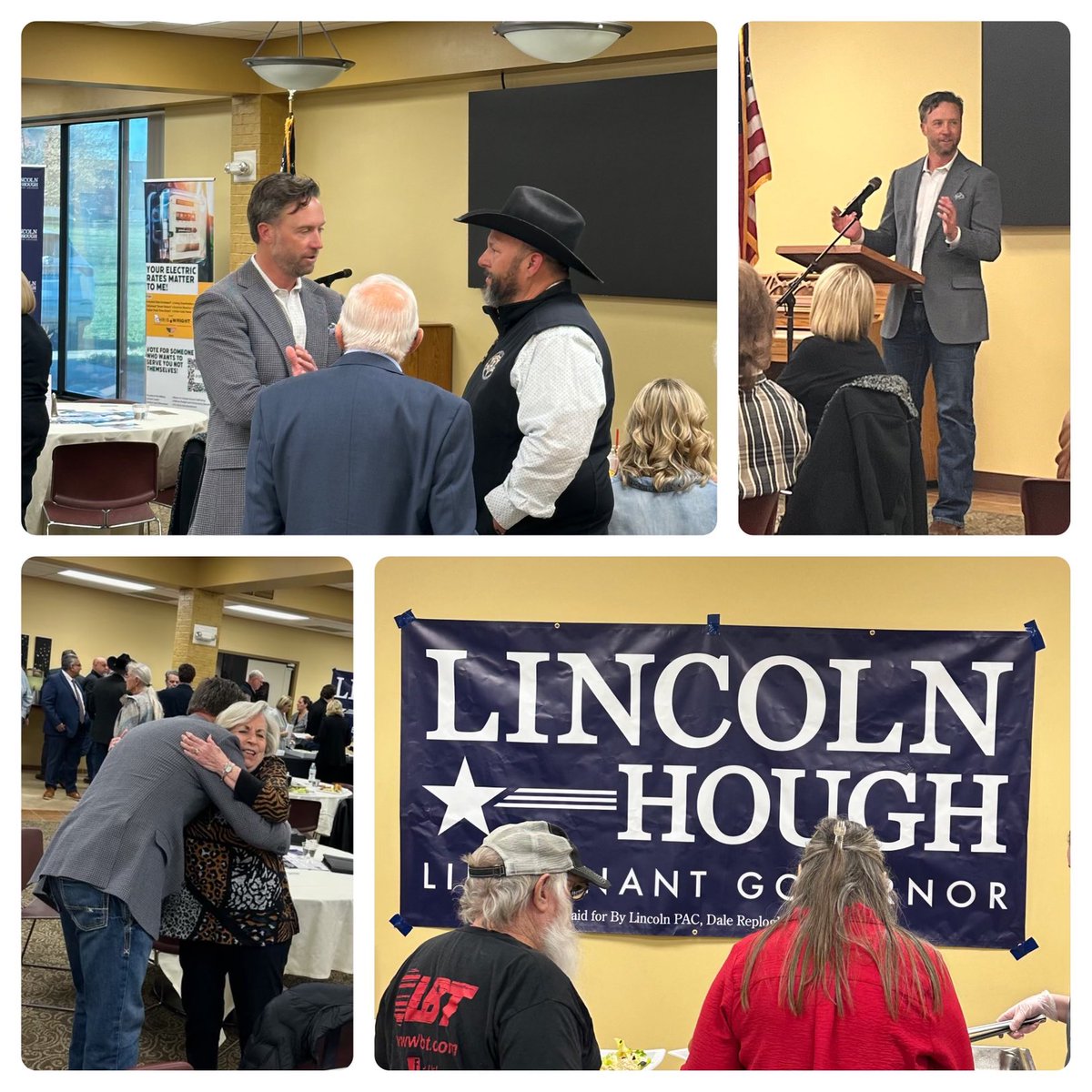 Great to catch up with friends tonight at the Polk County Lincoln Day Banquet. Great support from hardworking Republicans for my campaign to be the next Missouri Lieutenant Governor.